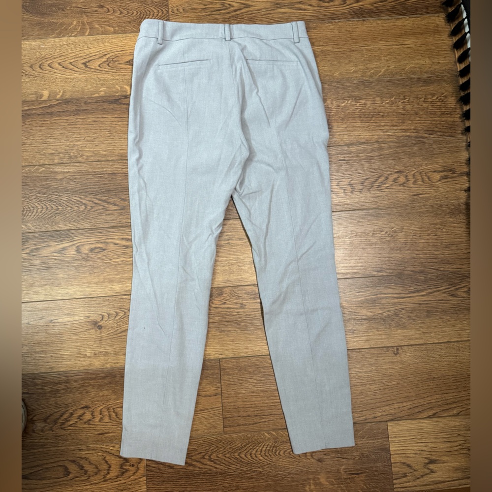 Express Pants Women's 8 Light Gray Skinny Mid Rise Business Professional - Picture 3 of 6